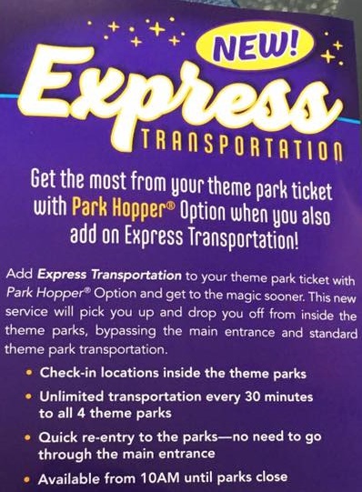 Walt Disney Express Transportation