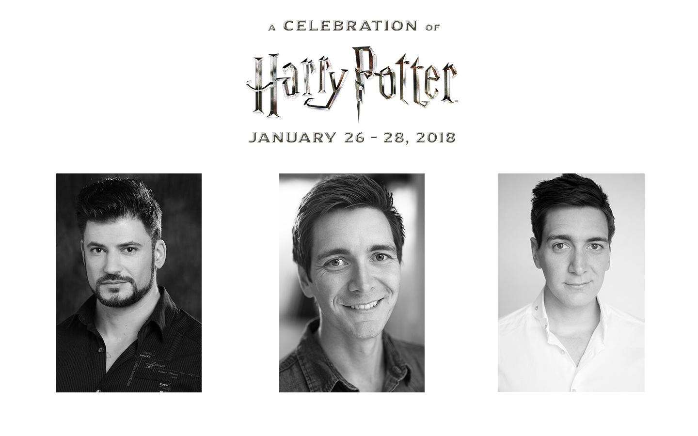 A Celebration of Harry Potter Returns Jan 26 - 28