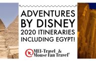 2020 Adventures By Disney Itinerary Updates - Egypt!